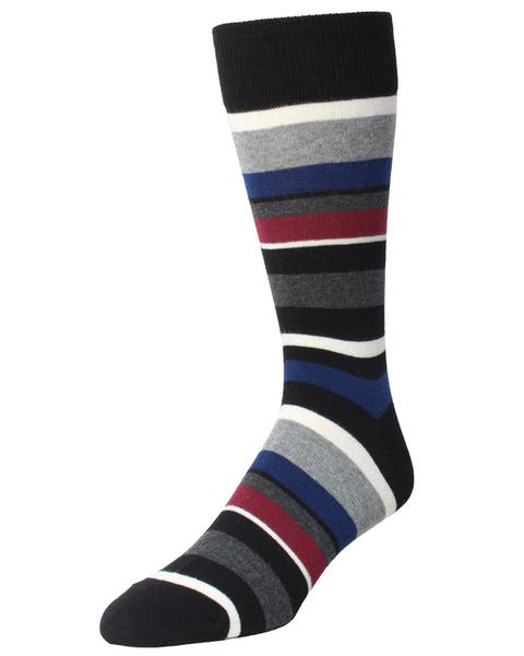 Bright Stripes Ribbed Crew Socks (Little Kid & Big Kid)