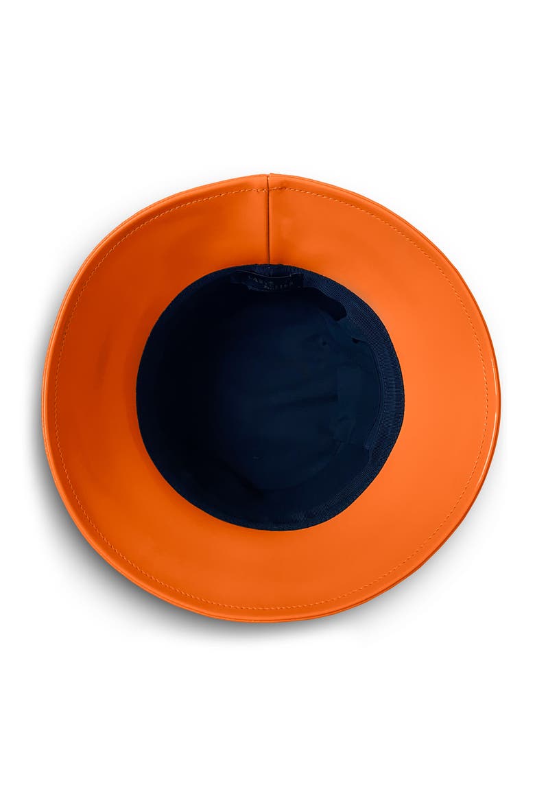Smile Bucket Rain  Hat, Alternate, color, Orange