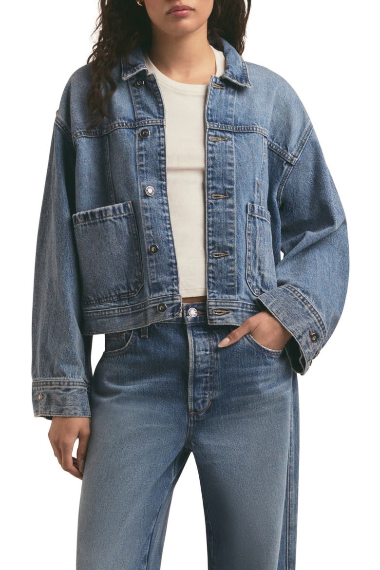 The Oliver Denim Jacket, Main, color, AUSTIN