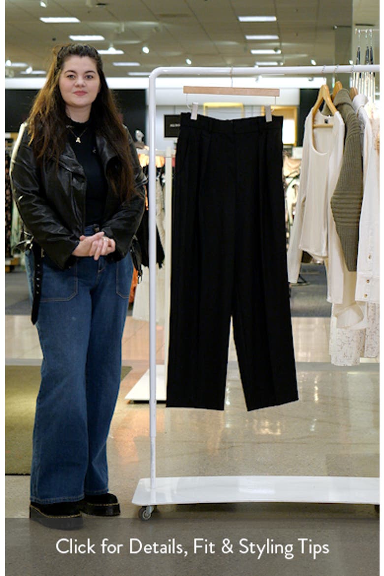 Pleated Wide Leg Pants video