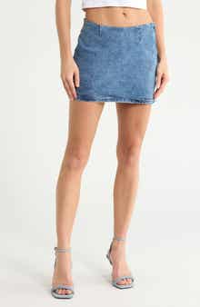 Micro Mini Denim Skort