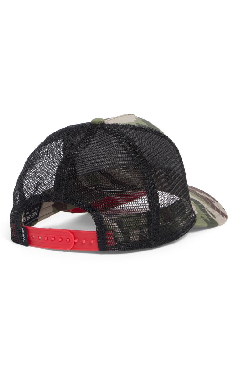 Goorin Bros. The Rooster Patch Trucker Hat, Alternate, color, Camouflage