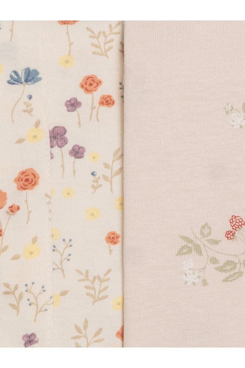 Organic 2-Pack Burp Cloth Set, Alternate, color, Margot Floral + Raspberries