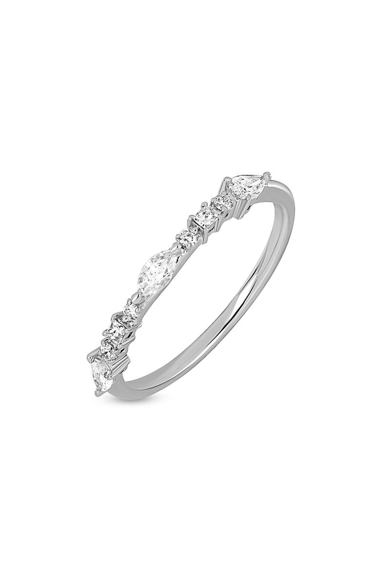 Mika 18k Gold Diamond Stackable Ring, Main, color, 18K WHITE GOLD