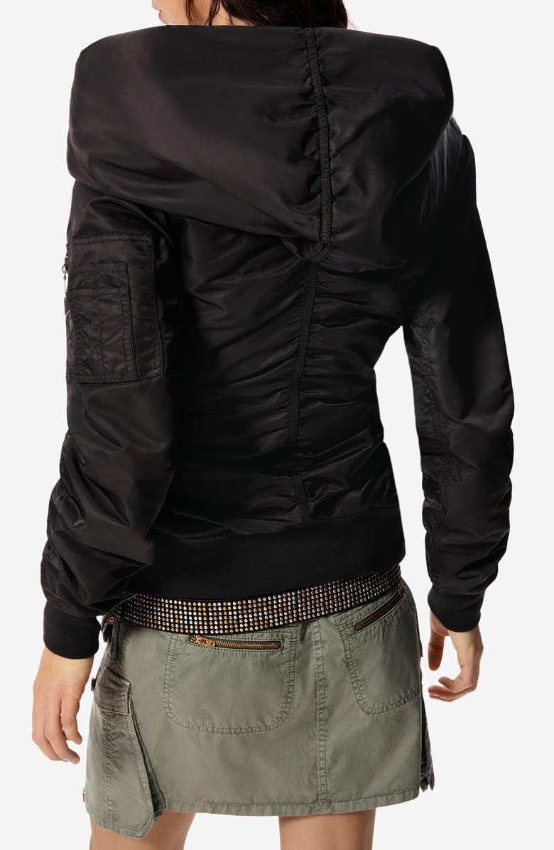 Desigual Masha Popova Hooded Jacket, Alternate, color, Black