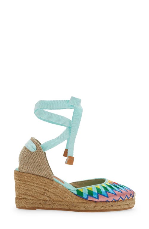Toni Pons Lace-up Espadrille In Rainbow