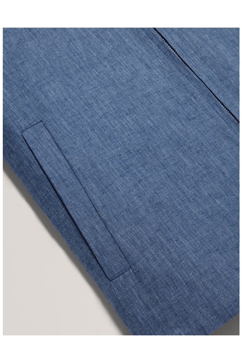 Ashley Linen & Cotton Jacket, Alternate, color, NAVY