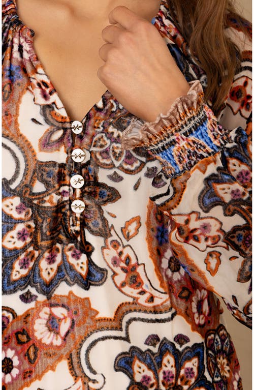 Hale Bob Elyse Velvet Top In Multi