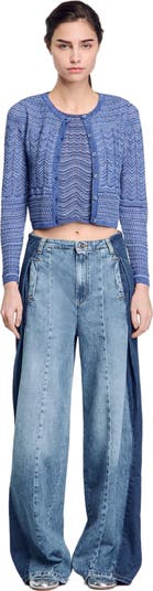 トップス Glitter Knit Cardigan Maje_MFPCA00492-0074_H_1.jpg?
