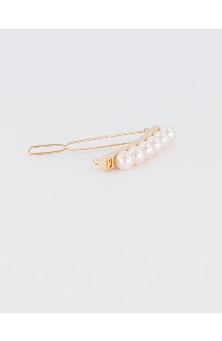 Alexandre de Paris Pearl side barette hair clip, Alternate, color,