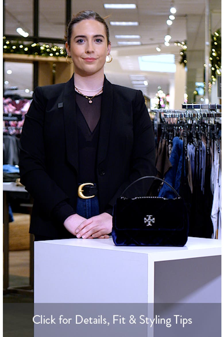 Kira Velvet Quilted Convertible Shoulder Bag video