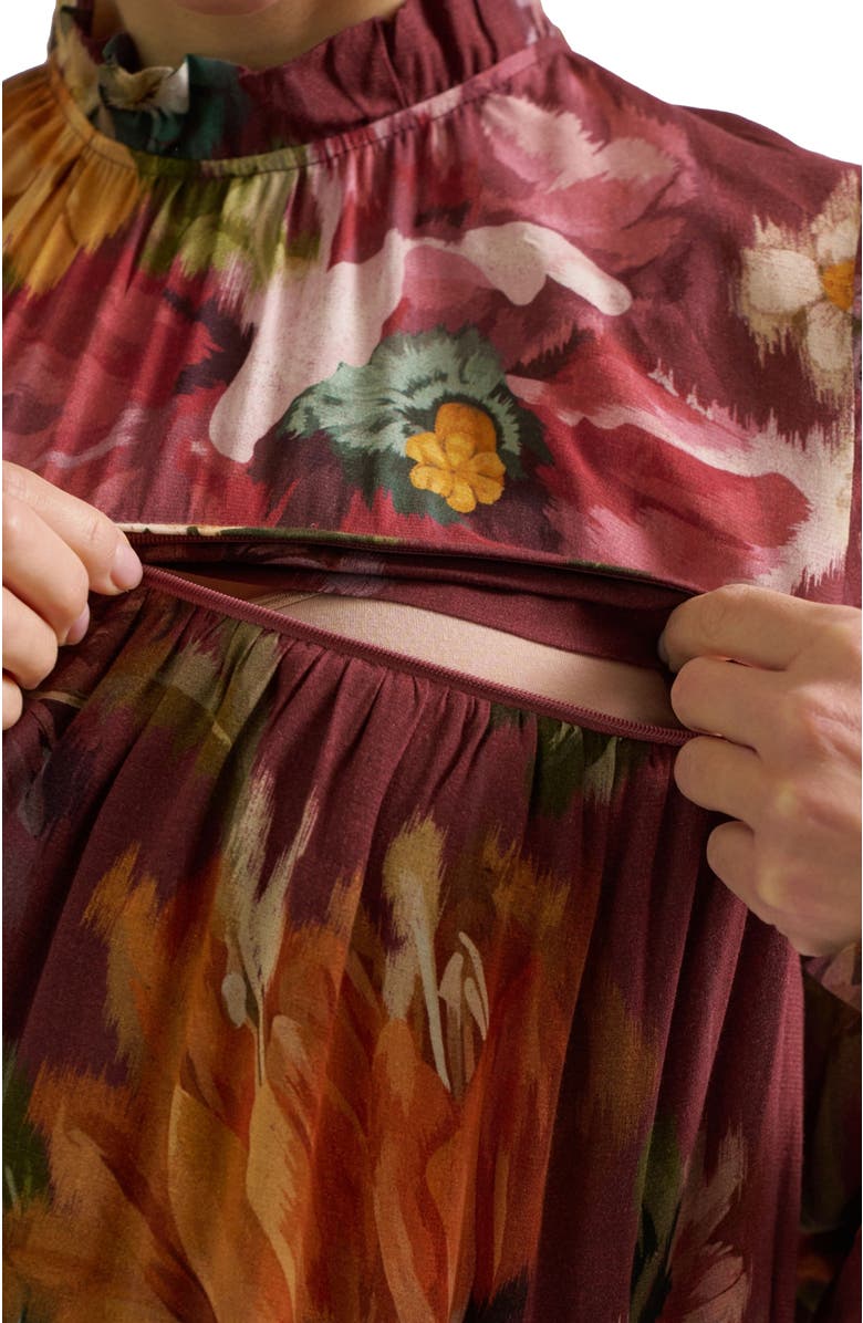 Cache Coeur Elisabeth Maternity & Nursing Dress, Alternate, color, Multicolor