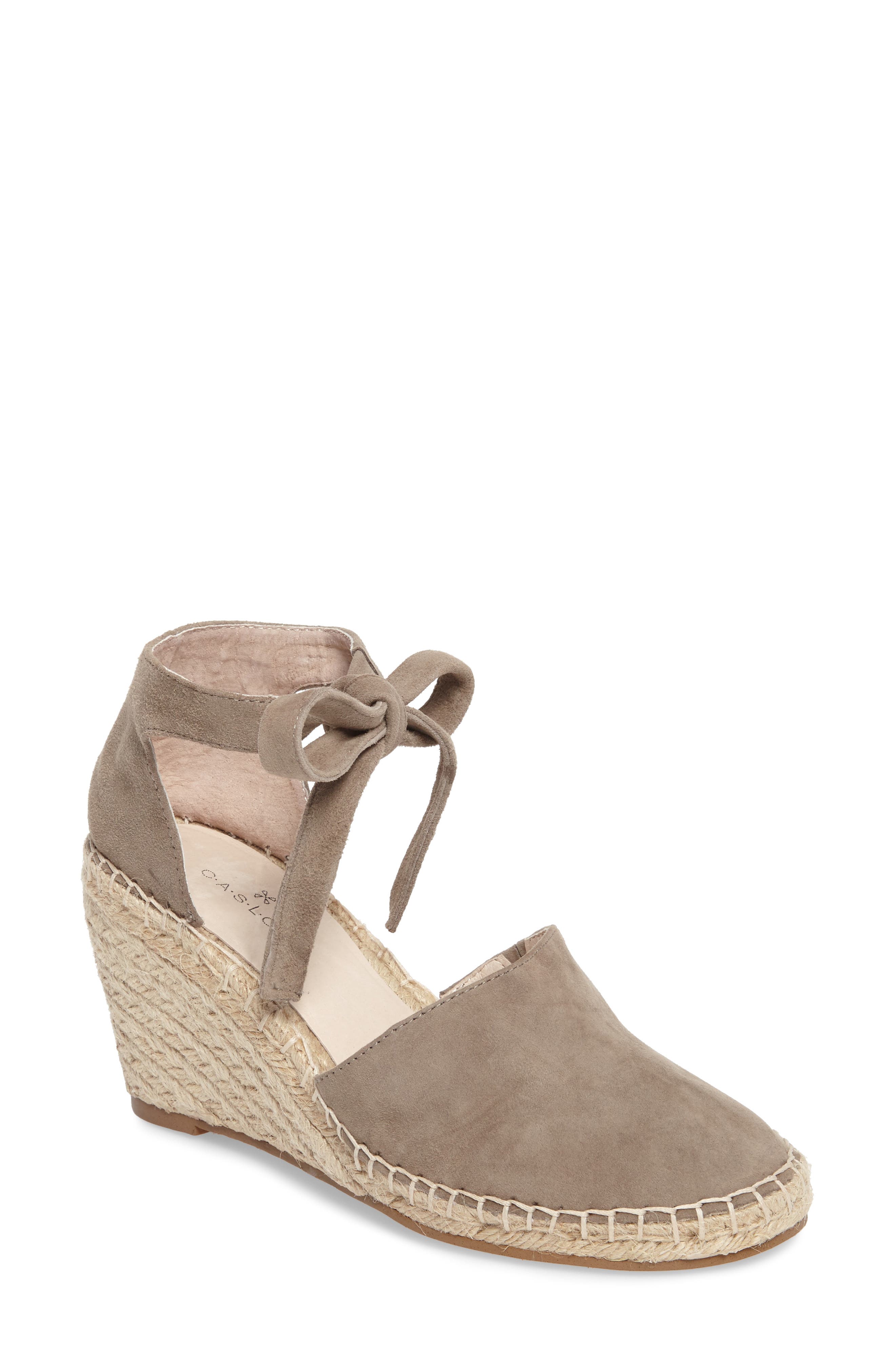 Megan Wedge, Main, color, STONE SUEDE