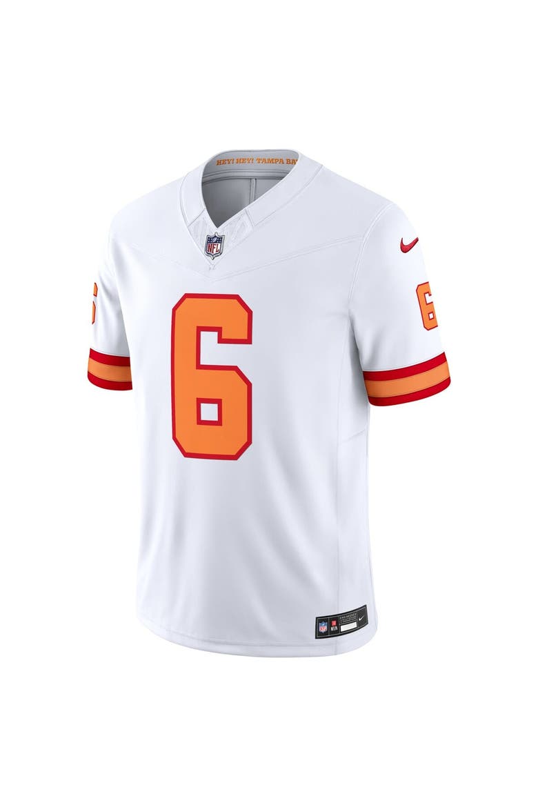 Men's Nike Baker Mayfield White '76 Tampa Bay Buccaneers  Vapor F.U.S.E. Player Limited Jersey, Alternate, color, White