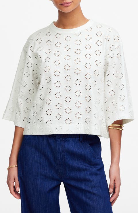 Embroidered Boxy T-Shirt