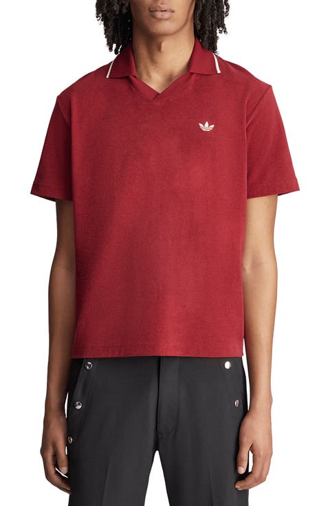 adidas × WALES BONNER \"Big Logo L/S Tee\" adidas x Wales Bonner Long Sleeve Towel Shirt 'Brown
