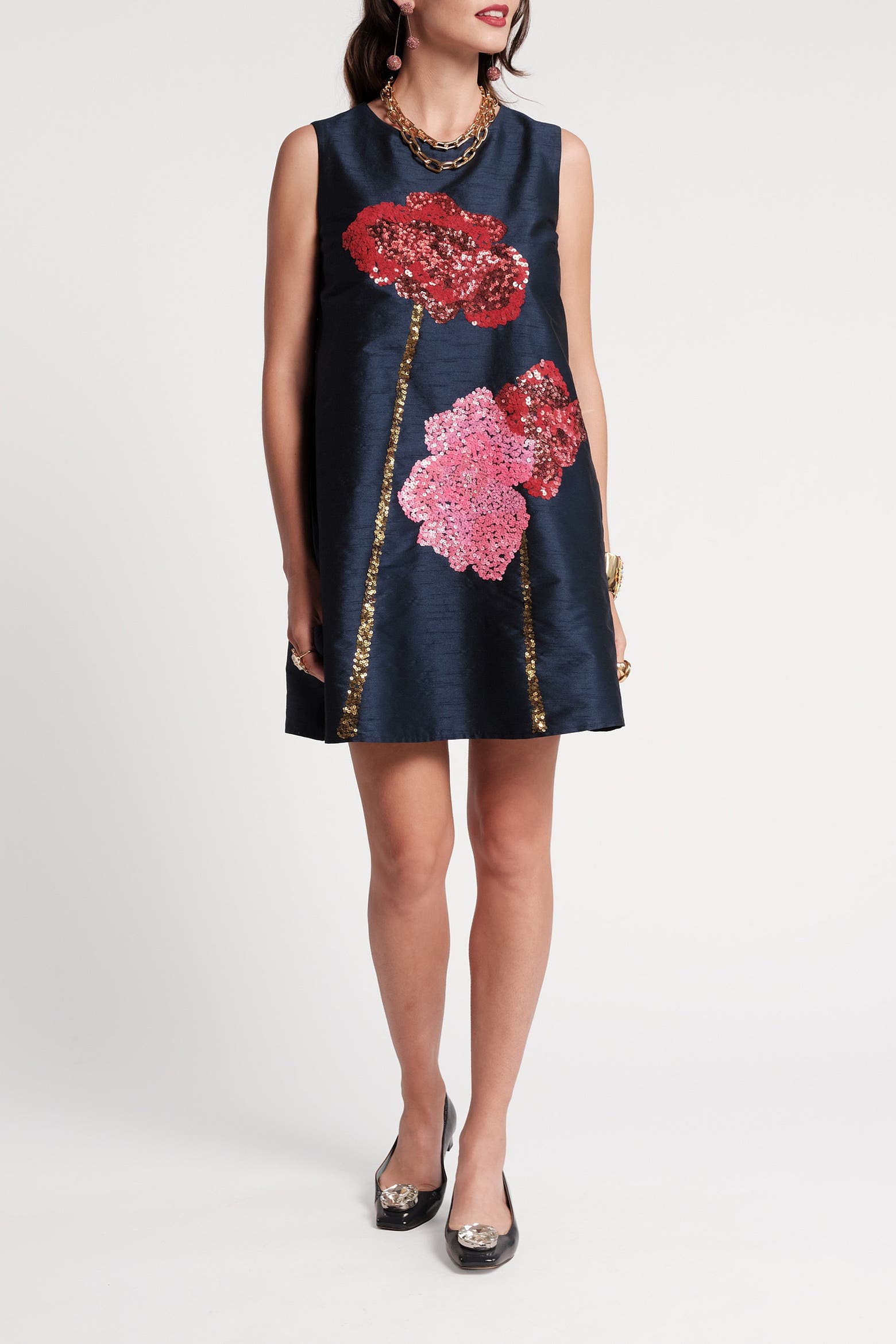 Frances Coder Frances Valentine Alice Shift Dress Poppy (Women) | Nordstrom