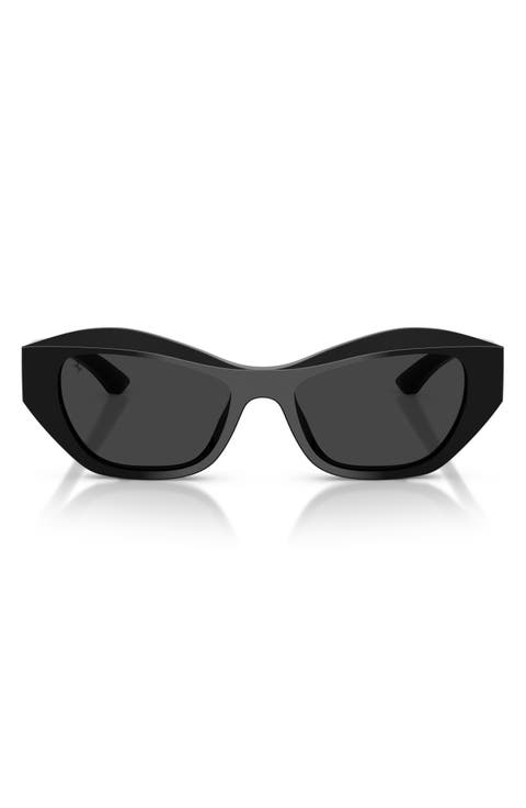 53mm Polarized Cat Eye Sunglasses