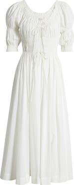 DÔEN Ischia Convertible Organic Cotton Maxi Dress