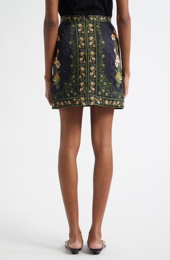 スカート S wrap flower skirt mini THEREDTHREAD Women's Mini Wrap Skirt - Universal Thread™ Rust Floral 4X