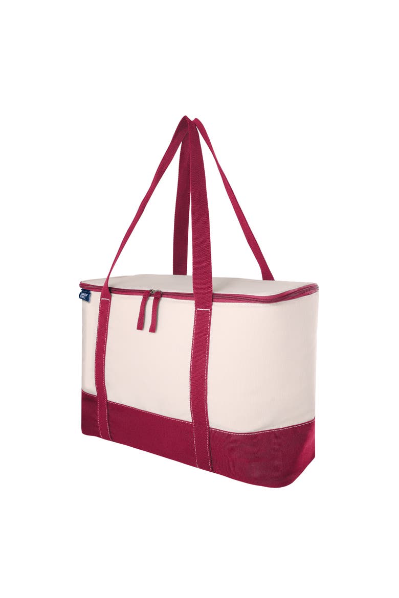 Rectangular Large Cooler Bag Insulated 8 Gal, Alternate, color, Cranberry