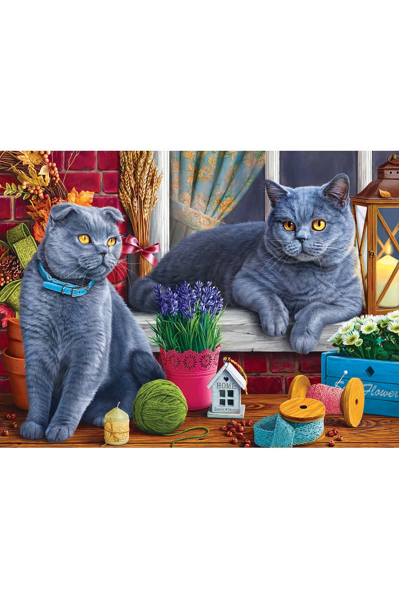 British Cats 1000 piece Jigsaw Puzzle for Adults, Alternate, color, Multicolor