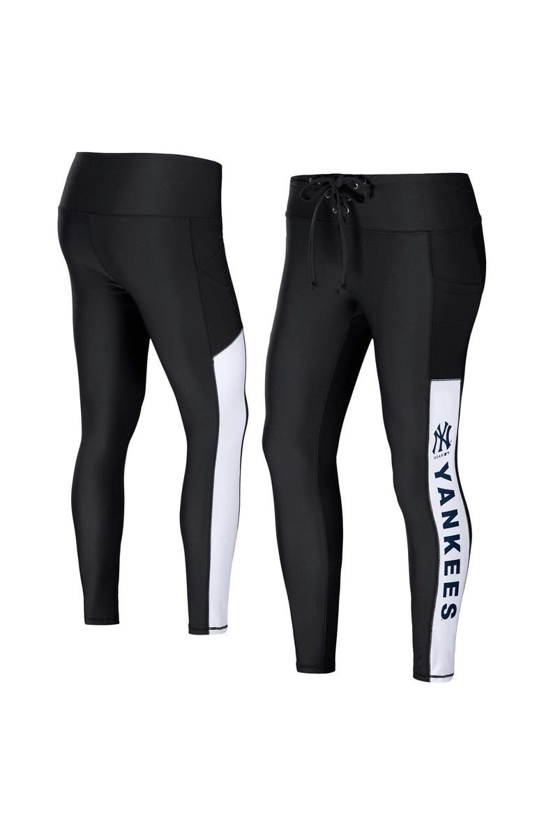 WEAR by Erin Andrews Women's WEAR by Erin Andrews Black New York Yankees Leggings, Main, color, 