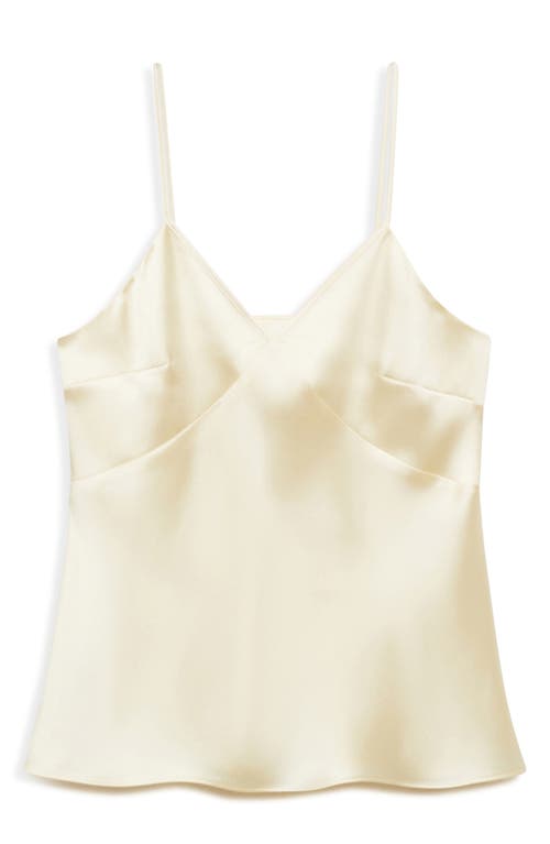 Mango V-neck Satin Camisole In Neutral
