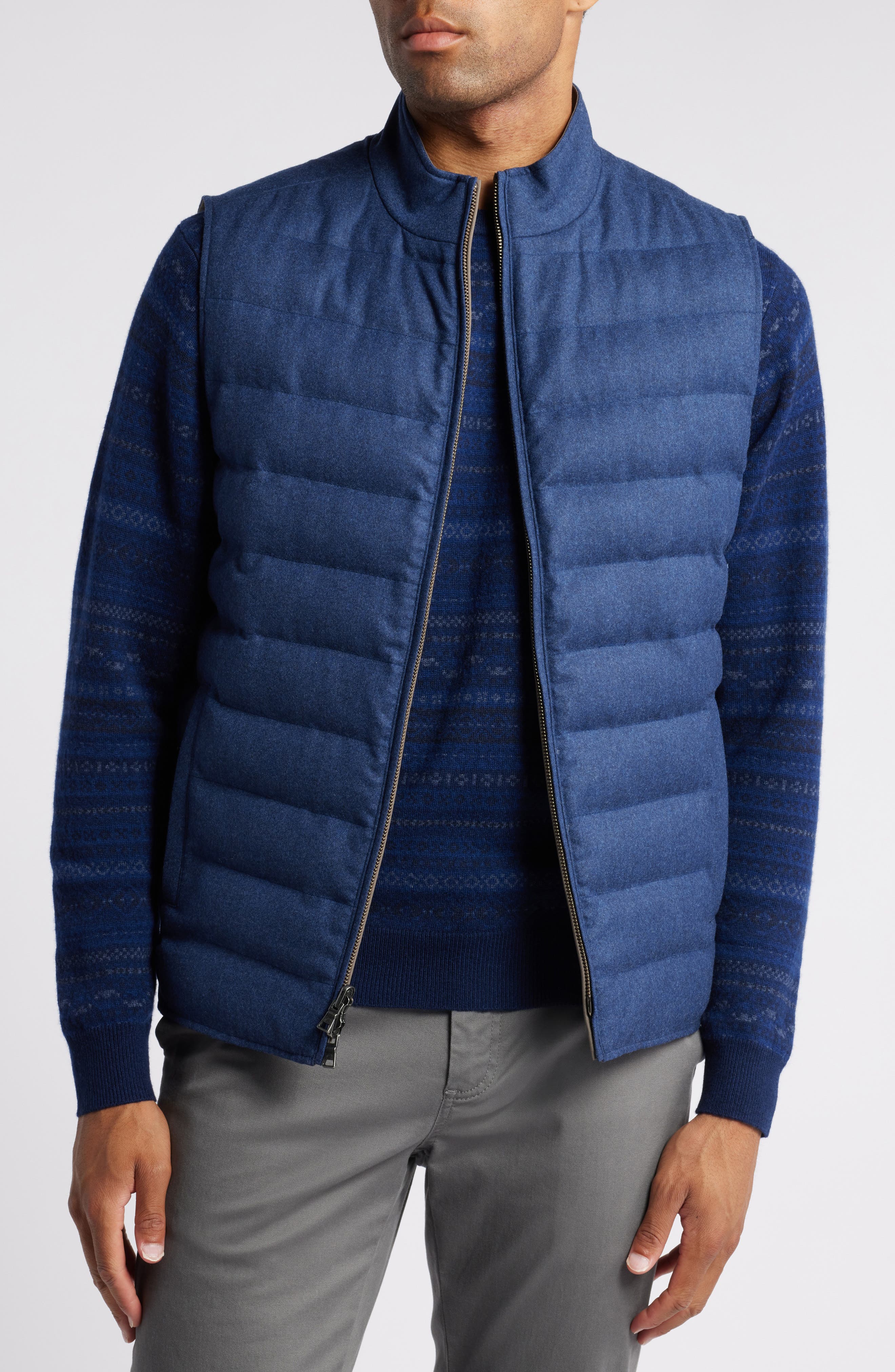 Crown Crafted Whistler Reversible Quilted Vest (Men) | Nordstrom