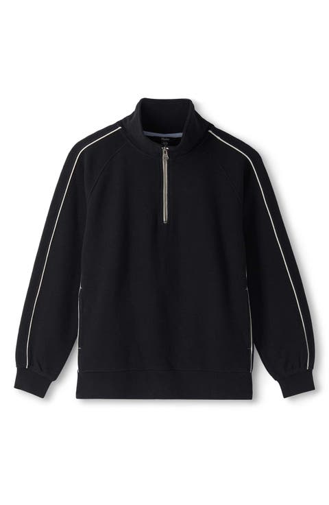 Quarter-Zip Cotton Pullover