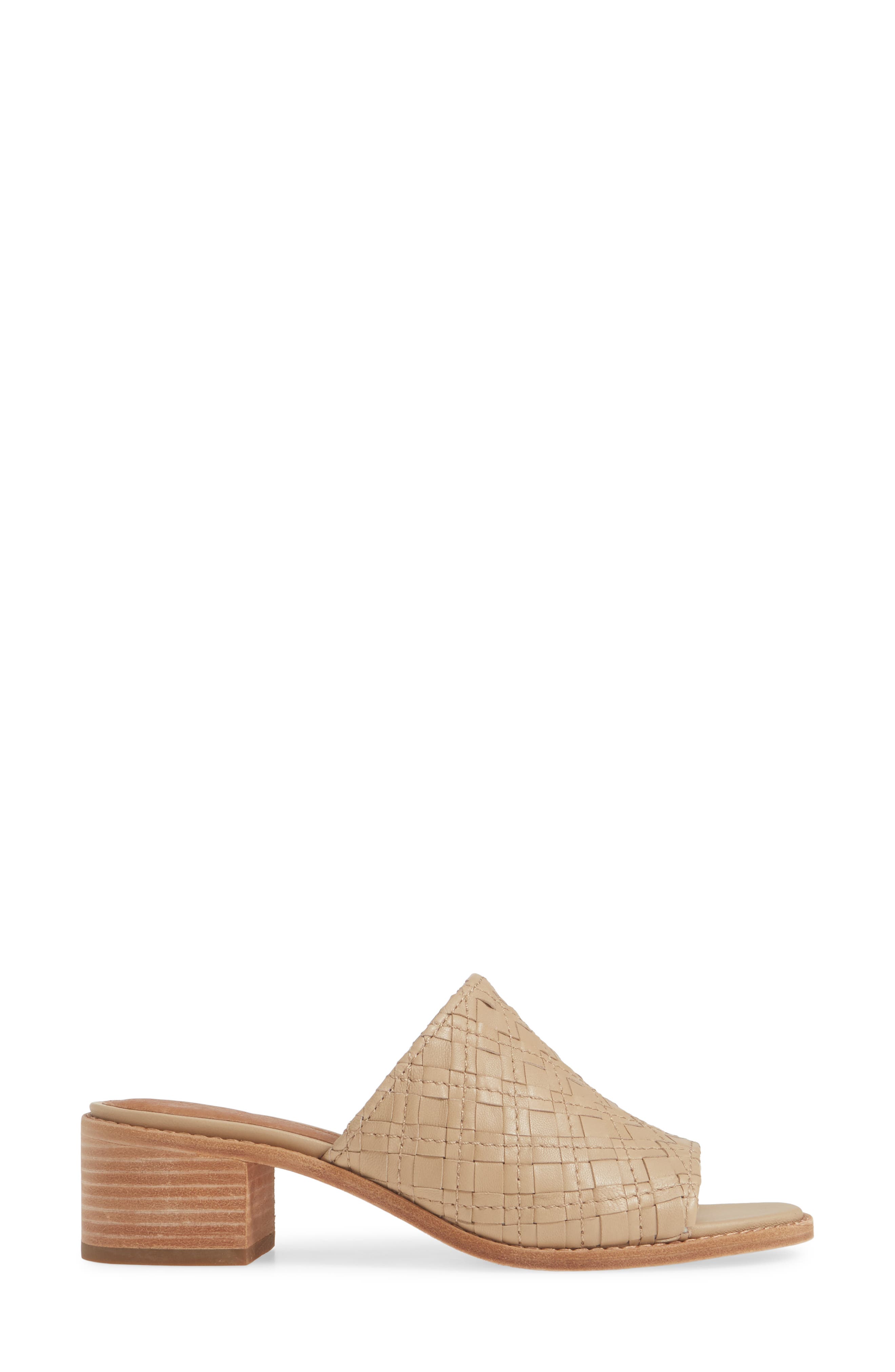 Cindy Woven Slide Sandal, Alternate, color, CREAM