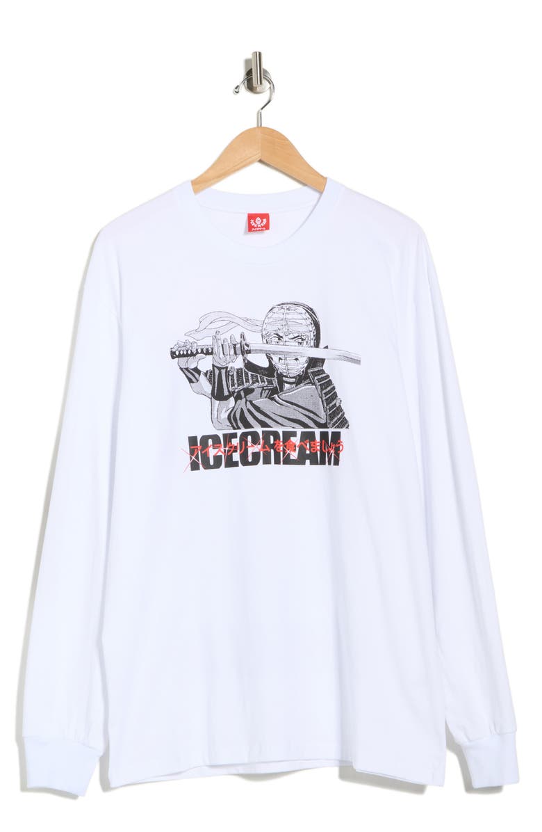 ICECREAM Train Harder Long Sleeve Graphic T-Shirt, Alternate, color, 