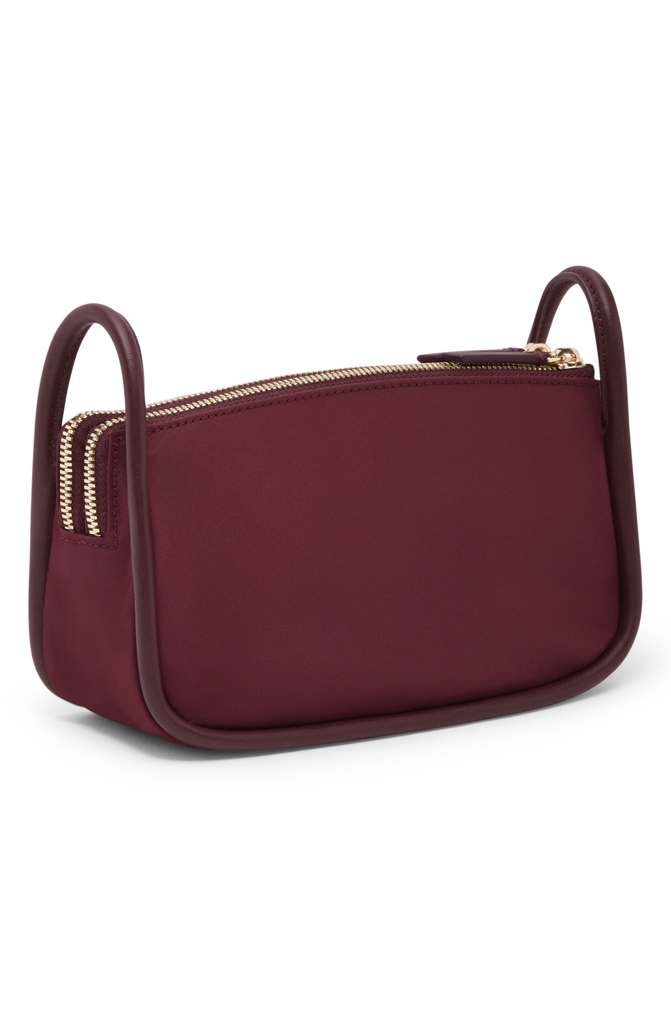 Voyageur Brenn Small Cosmetic Case, Alternate, color, WINE