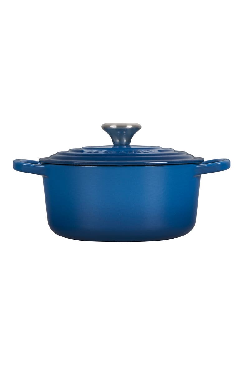 Signature 2-Quart Round Enameled Cast Iron Dutch Oven, Alternate, color, MARSEILLE