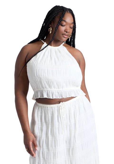 Ruched Tiered Top (Plus Available)