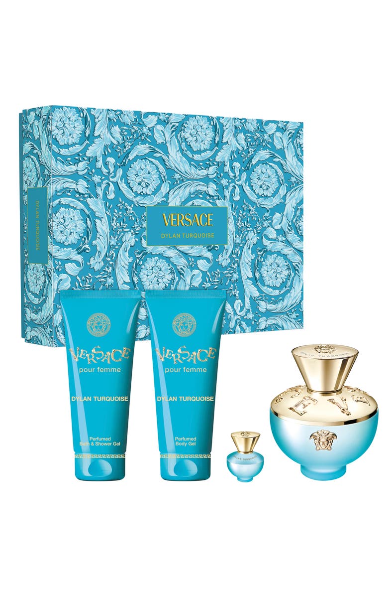 Versace Dylan Turquoise Eau de Toilette Set $184 Value, Main, color, 