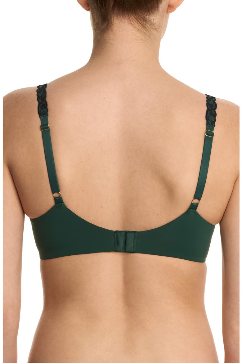 Pure Luxe Underwire T-Shirt Bra, Alternate, color, MIDNIGHT JADE/ BLACK