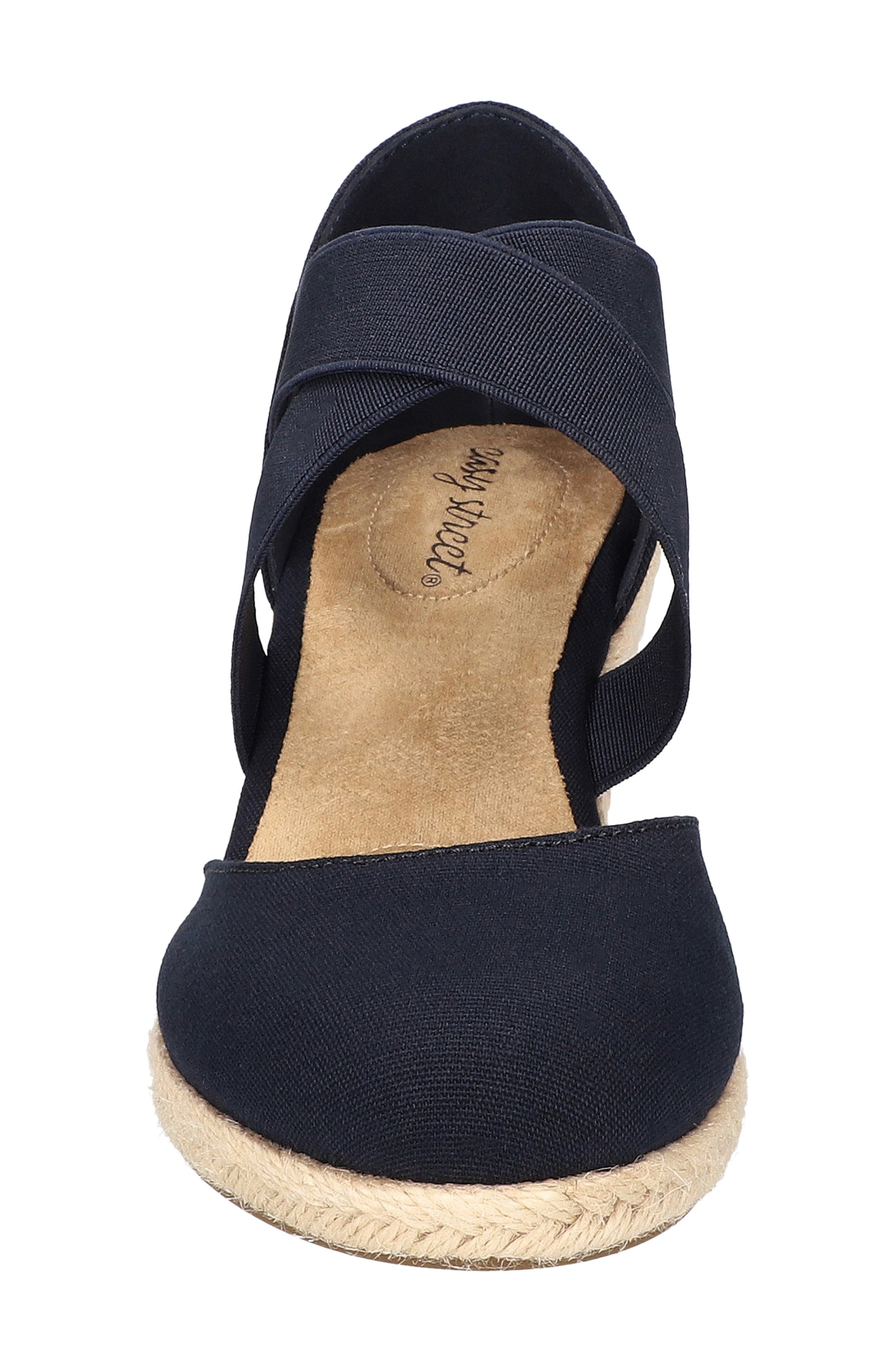 Pari Espadrille Platform Wedge, Alternate, color, NAVY CANVAS