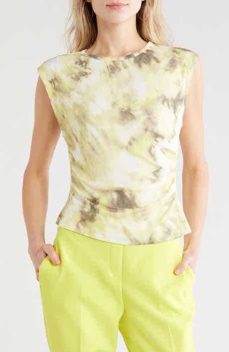 DKNY Cap Sleeve Knit Top