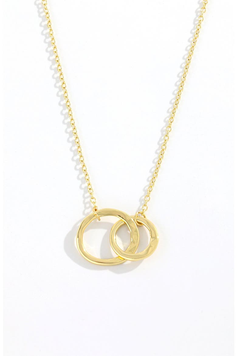 Unity Links Necklace, Main, color, Gold