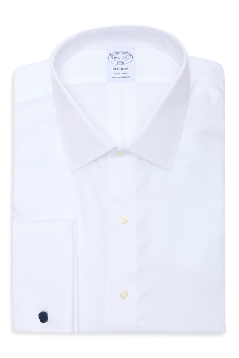 Regular Fit Dress Shirt, Alternate, color, WHITE