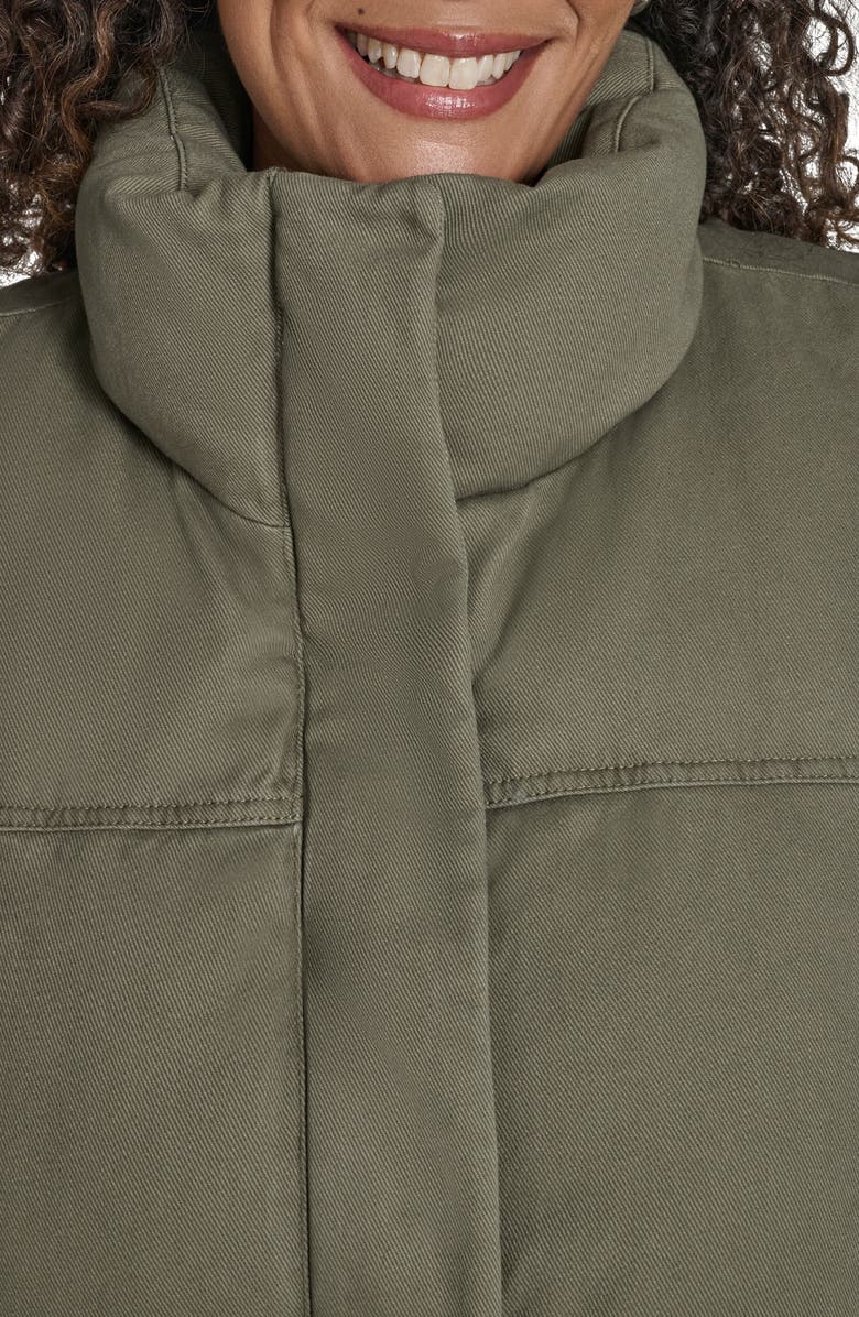 Levi's<sup>®</sup> Cotton Crop Puffer Vest, Alternate, color, Light Olive