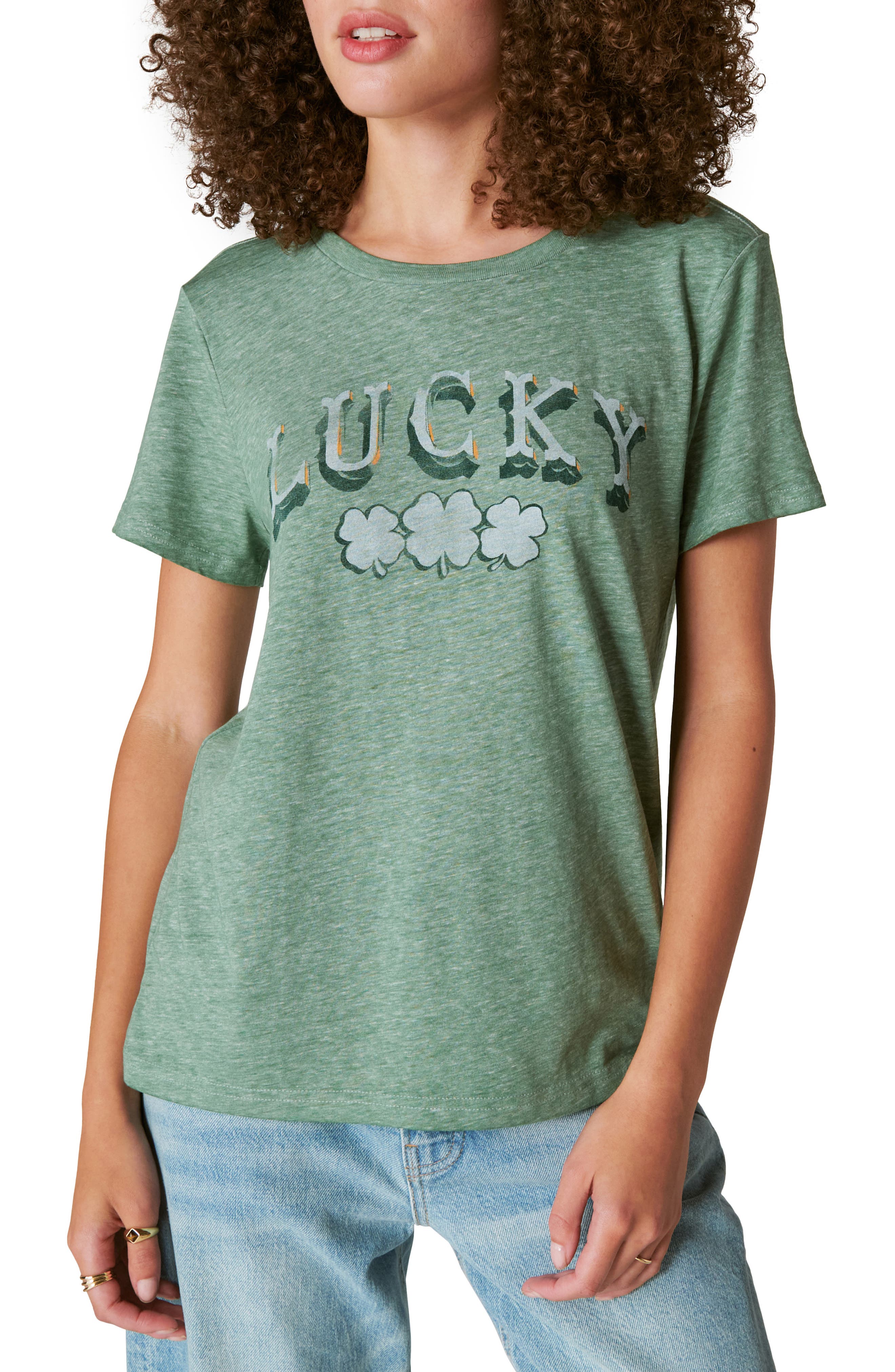 Lucky Brand Arch Graphic T-Shirt (Women) | Nordstrom