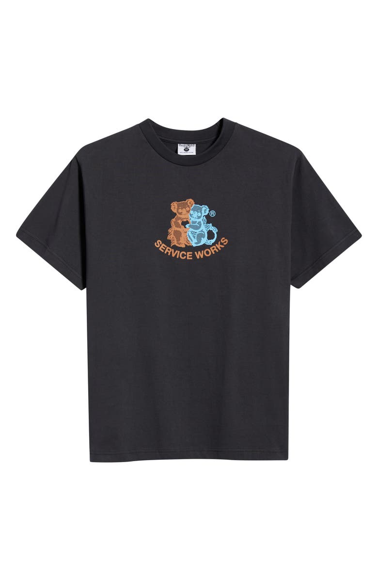 Service Works Family Fruit Organic Cotton Graphic T-Shirt, Alternate, color, Black