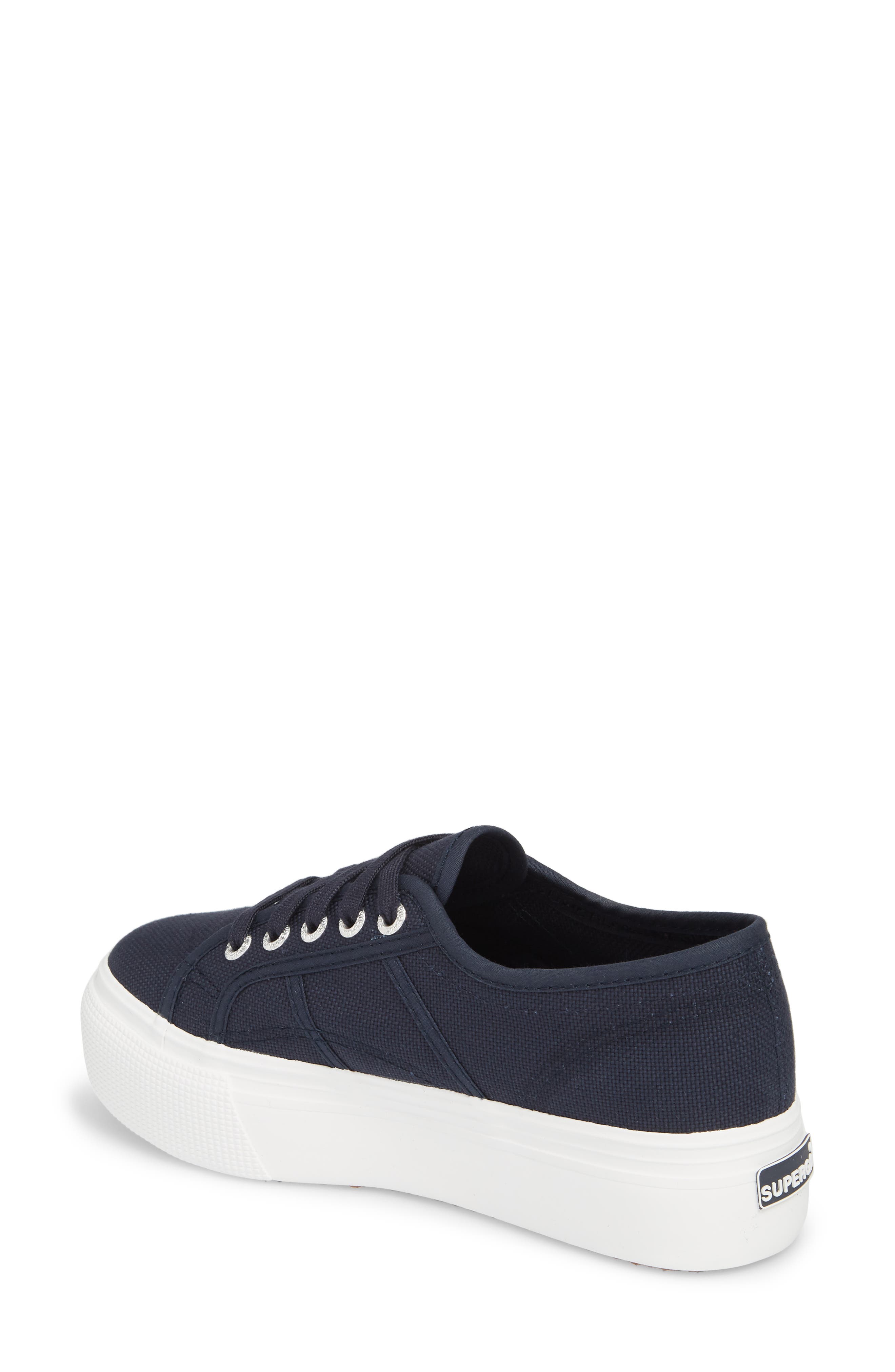 Acot Linea Platform Sneaker, Alternate, color, NAVY