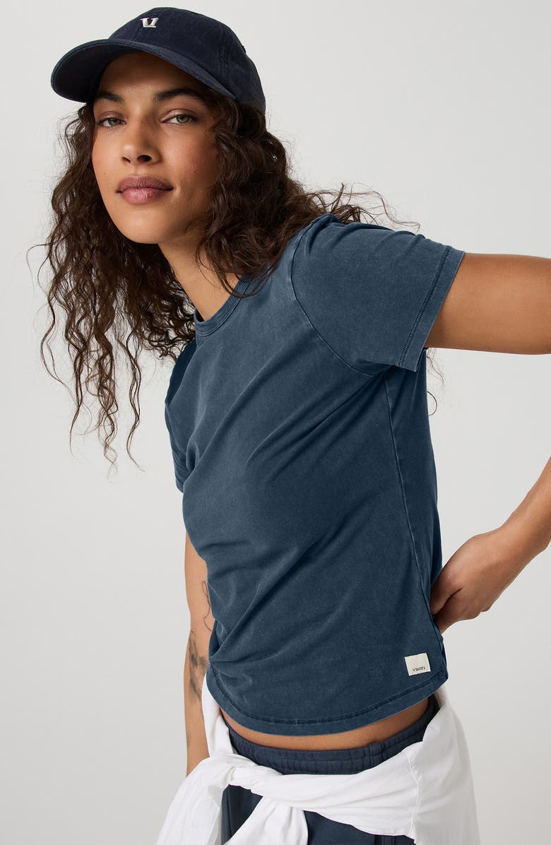 Vuori Feather Classic T-Shirt, Alternate, color, Ocean Blue