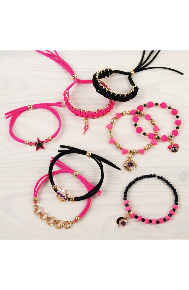 Juicy Couture 2 in 1 Crystal Bracelet Charms, Alternate, color, Multicolored