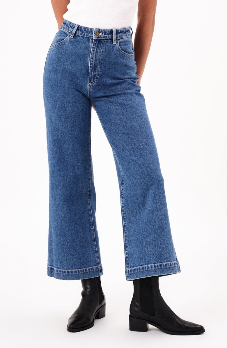 Rolla’s Sailor Scoop Breaker Wide Leg Ankle Jeans, Main, color,