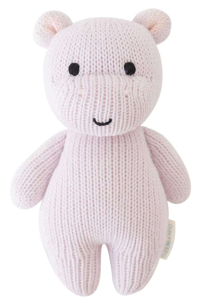 Baby Hippo Stuffed Animal, Main, color, LAVENDER