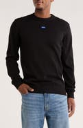 HUGO San Cosmo Long Sleeve Cotton T-Shirt